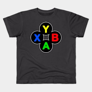 Xbox Style Buttons Kids T-Shirt